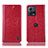 Custodia Portafoglio In Pelle Cover con Supporto H04P per Motorola Moto Edge S30 Pro 5G Rosso