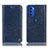 Custodia Portafoglio In Pelle Cover con Supporto H04P per Motorola Moto G51 5G Blu