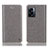 Custodia Portafoglio In Pelle Cover con Supporto H04P per OnePlus Nord N300 5G Grigio