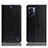 Custodia Portafoglio In Pelle Cover con Supporto H04P per OnePlus Nord N300 5G Nero