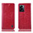 Custodia Portafoglio In Pelle Cover con Supporto H04P per OnePlus Nord N300 5G Rosso