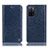 Custodia Portafoglio In Pelle Cover con Supporto H04P per Oppo A55S 5G Blu