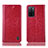 Custodia Portafoglio In Pelle Cover con Supporto H04P per Oppo A55S 5G Rosso