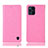 Custodia Portafoglio In Pelle Cover con Supporto H04P per Oppo Find X3 Pro 5G Rosa