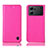 Custodia Portafoglio In Pelle Cover con Supporto H04P per Oppo K10 5G Rosa Caldo