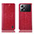 Custodia Portafoglio In Pelle Cover con Supporto H04P per Oppo K10 Pro 5G Rosso