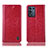 Custodia Portafoglio In Pelle Cover con Supporto H04P per Oppo K9S 5G Rosso