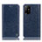 Custodia Portafoglio In Pelle Cover con Supporto H04P per Oppo Reno5 Z 5G Blu