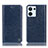 Custodia Portafoglio In Pelle Cover con Supporto H04P per Oppo Reno8 5G Blu
