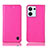 Custodia Portafoglio In Pelle Cover con Supporto H04P per Oppo Reno8 5G Rosa Caldo