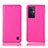 Custodia Portafoglio In Pelle Cover con Supporto H04P per Oppo Reno8 Lite 5G Rosa Caldo