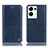 Custodia Portafoglio In Pelle Cover con Supporto H04P per Oppo Reno8 Pro+ Plus 5G Blu