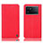 Custodia Portafoglio In Pelle Cover con Supporto H04P per Vivo iQOO 9 Pro 5G Rosso