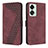 Custodia Portafoglio In Pelle Cover con Supporto H04X per OnePlus Nord 2T 5G Rosso