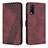 Custodia Portafoglio In Pelle Cover con Supporto H04X per Vivo Y11s Rosso Rosa