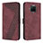 Custodia Portafoglio In Pelle Cover con Supporto H04X per Xiaomi Mi 10i 5G Rosso Rosa