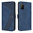 Custodia Portafoglio In Pelle Cover con Supporto H04X per Xiaomi Poco M3 Blu