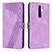 Custodia Portafoglio In Pelle Cover con Supporto H04X per Xiaomi Redmi 9 Prime India Viola