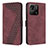Custodia Portafoglio In Pelle Cover con Supporto H04X per Xiaomi Redmi 9C NFC Rosso Rosa