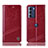 Custodia Portafoglio In Pelle Cover con Supporto H05P per Motorola Moto Edge S30 5G Rosso