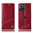 Custodia Portafoglio In Pelle Cover con Supporto H05P per Motorola Moto Edge S30 Pro 5G Rosso