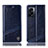 Custodia Portafoglio In Pelle Cover con Supporto H05P per OnePlus Nord N300 5G Blu