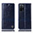 Custodia Portafoglio In Pelle Cover con Supporto H05P per Oppo A56 5G Blu