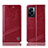 Custodia Portafoglio In Pelle Cover con Supporto H05P per Oppo A56S 5G Rosso