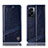 Custodia Portafoglio In Pelle Cover con Supporto H05P per Oppo A57 5G Blu