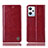 Custodia Portafoglio In Pelle Cover con Supporto H05P per Oppo K10X 5G Rosso