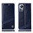 Custodia Portafoglio In Pelle Cover con Supporto H05P per Xiaomi Mi 12X 5G Blu