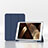Custodia Portafoglio In Pelle Cover con Supporto H06 per Apple iPad 10.2 (2020) Blu