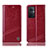 Custodia Portafoglio In Pelle Cover con Supporto H06P per OnePlus Nord N20 5G Rosso