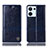 Custodia Portafoglio In Pelle Cover con Supporto H06P per Oppo Reno8 5G Blu