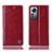 Custodia Portafoglio In Pelle Cover con Supporto H06P per Xiaomi Mi 12S 5G Rosso