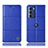 Custodia Portafoglio In Pelle Cover con Supporto H07P per Motorola Moto Edge S30 5G Blu