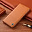 Custodia Portafoglio In Pelle Cover con Supporto H07P per Nokia 5.4 Arancione
