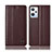 Custodia Portafoglio In Pelle Cover con Supporto H07P per OnePlus Nord CE 2 Lite 5G Marrone