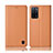 Custodia Portafoglio In Pelle Cover con Supporto H07P per Oppo A53s 5G Arancione
