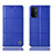 Custodia Portafoglio In Pelle Cover con Supporto H07P per Oppo A54 5G Blu