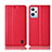 Custodia Portafoglio In Pelle Cover con Supporto H07P per Oppo K10X 5G Rosso