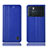 Custodia Portafoglio In Pelle Cover con Supporto H07P per Oppo K9 Pro 5G Blu
