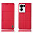 Custodia Portafoglio In Pelle Cover con Supporto H07P per Oppo Reno8 Pro+ Plus 5G Rosso