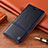 Custodia Portafoglio In Pelle Cover con Supporto H07P per Samsung Galaxy S22 Plus 5G Blu