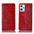 Custodia Portafoglio In Pelle Cover con Supporto H08P per OnePlus Nord CE 2 Lite 5G Rosso