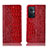 Custodia Portafoglio In Pelle Cover con Supporto H08P per OnePlus Nord N20 5G Rosso