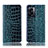 Custodia Portafoglio In Pelle Cover con Supporto H08P per OnePlus Nord N300 5G Blu