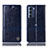 Custodia Portafoglio In Pelle Cover con Supporto H09P per Motorola Moto Edge S30 5G Blu