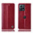 Custodia Portafoglio In Pelle Cover con Supporto H09P per Motorola Moto Edge S30 Pro 5G Rosso