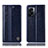 Custodia Portafoglio In Pelle Cover con Supporto H09P per OnePlus Nord N300 5G Blu